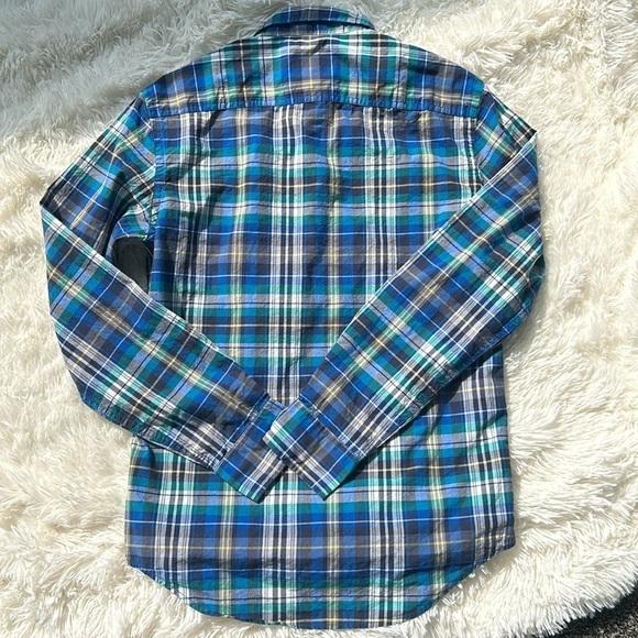 American Eagle outfitters athletic fit plaid colored button down shirt - Picture 6 of 12